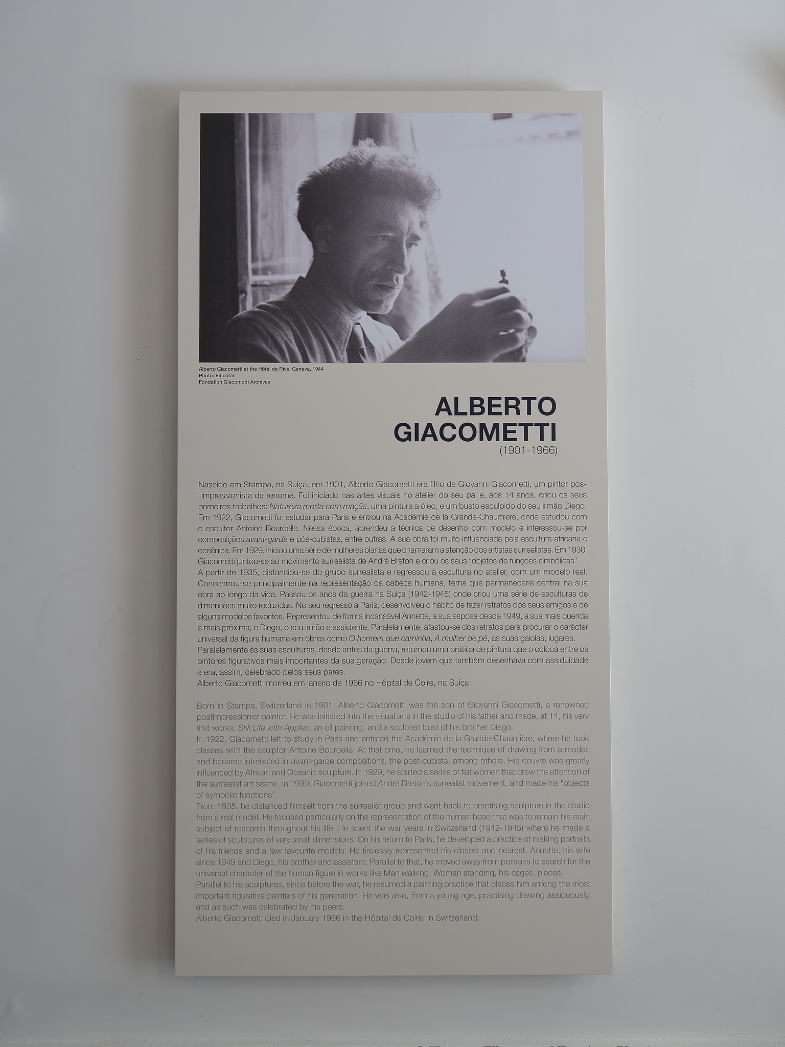 Lindberg - Giacometti